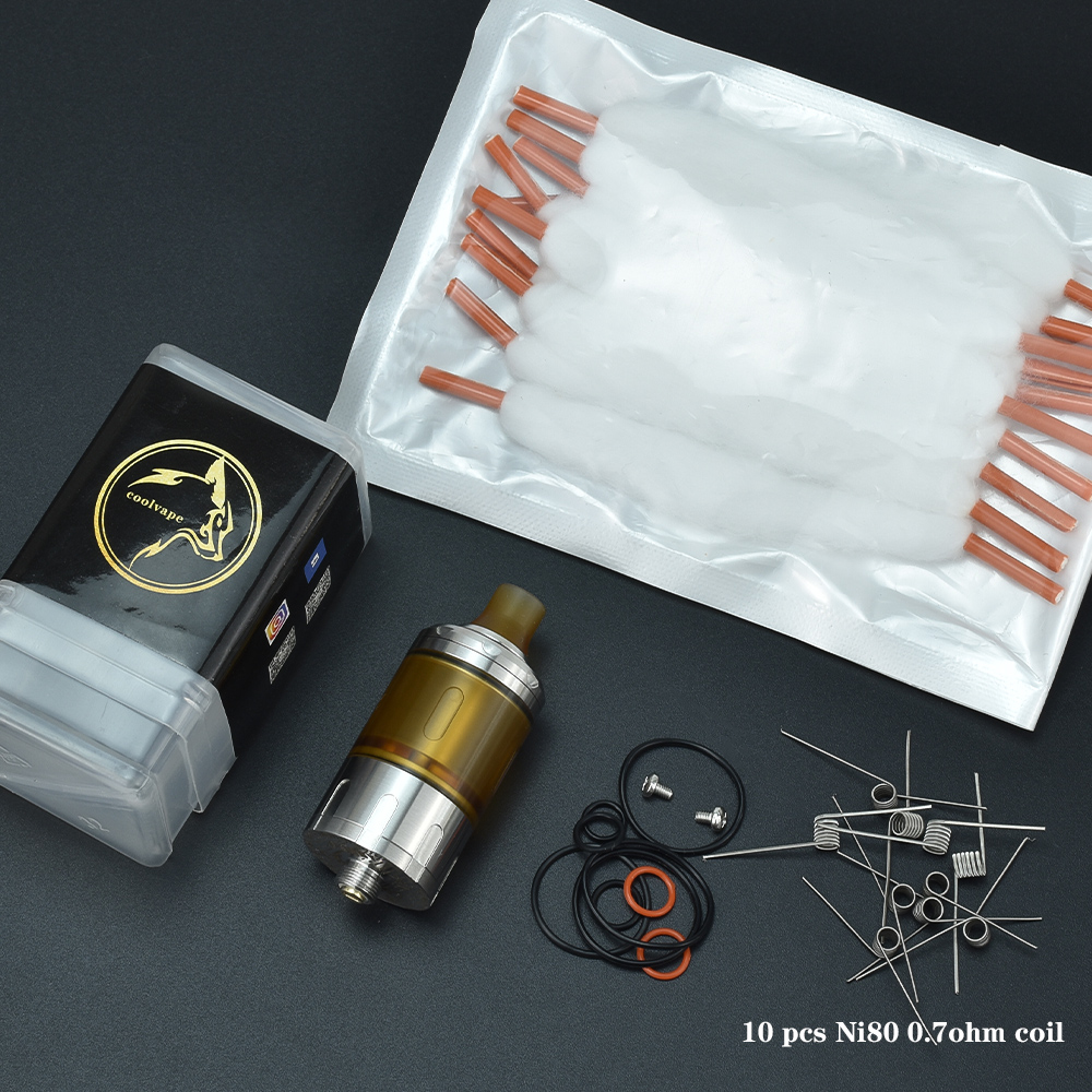Vape Coil Replacement - Atomizzatore RTA Wolfcoolvape Hussar Gobby 22mm,