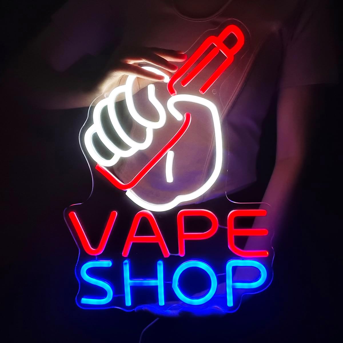 Vaping Shop - VAPE Shop Insegna al neon per