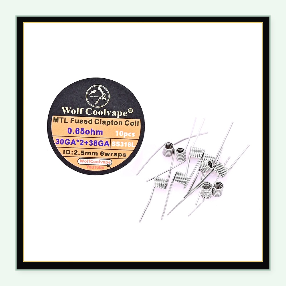 10 pezzi Wolfcoolvape MTL Fuse - Vape Coil Replacement recensione e prezzo