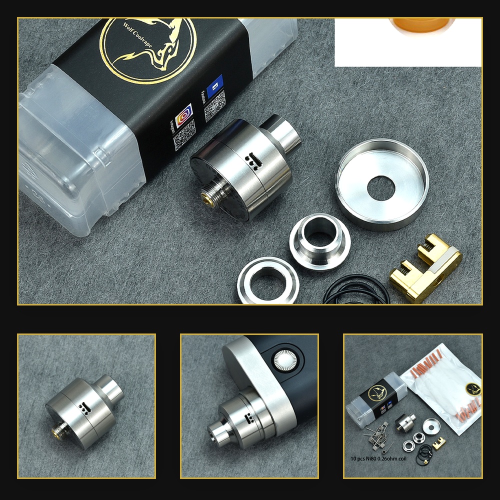 Atomizzatore Wolfcoolvape Niss - Vape Coil Replacement recensione e prezzo